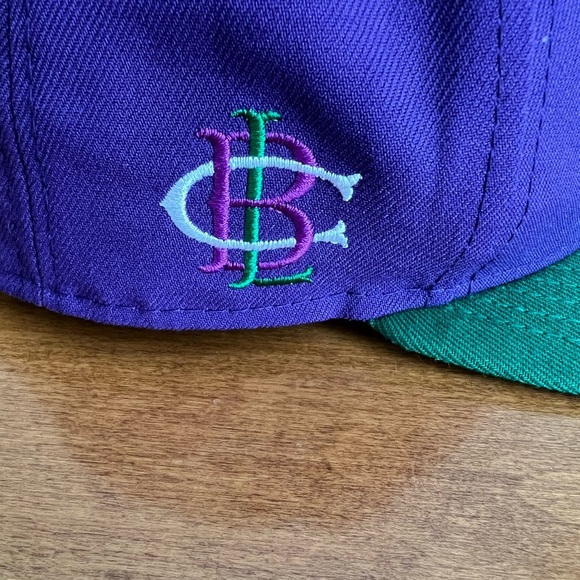 59Fifty Baseball Hat Colorado Rockies Big League Chew Ground Ball Grape 7 1/4 - Picture 9 of 13
